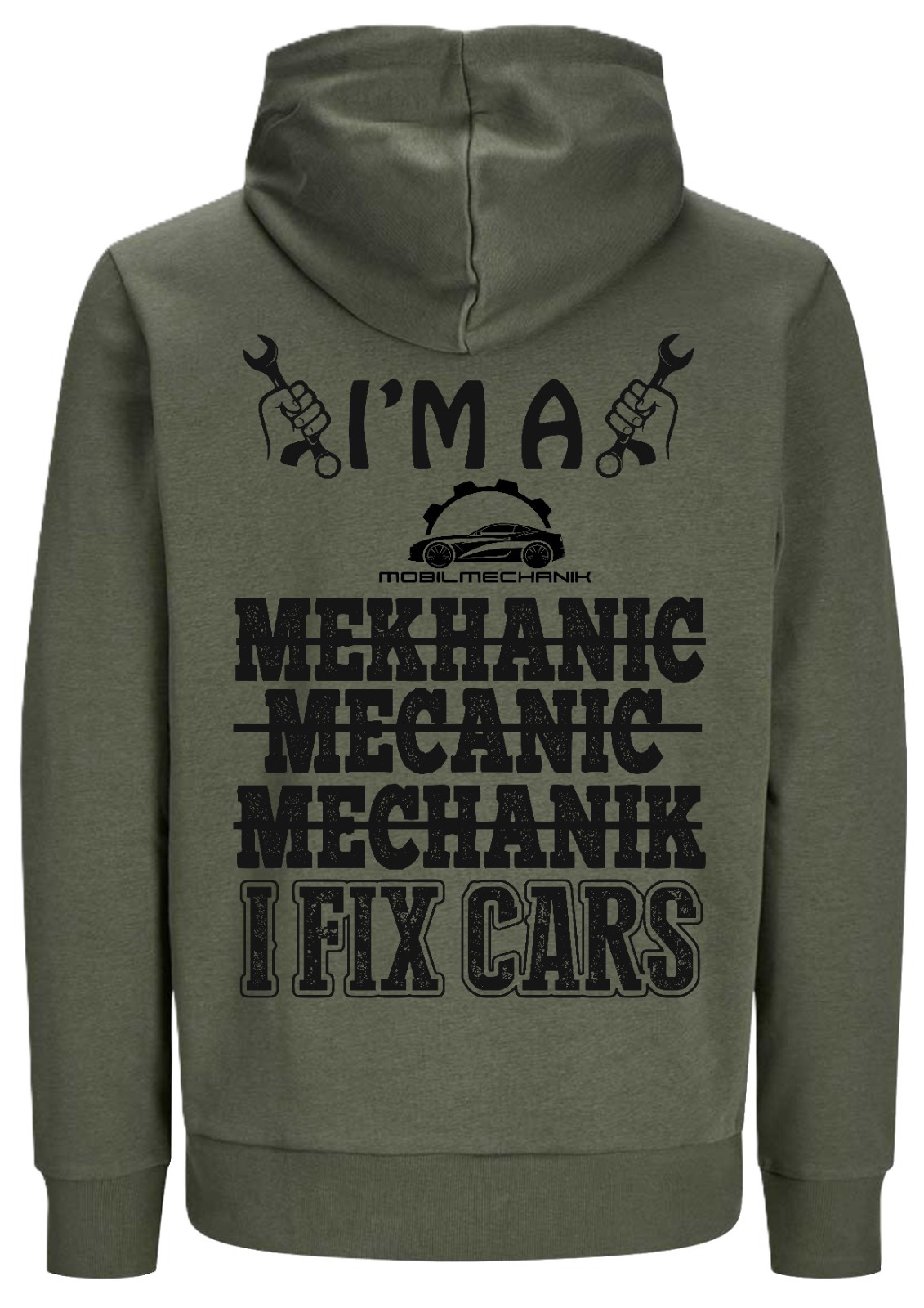 „I FIX CARS“ - MOBILMECHANIK - PULLOVER – Bild 7