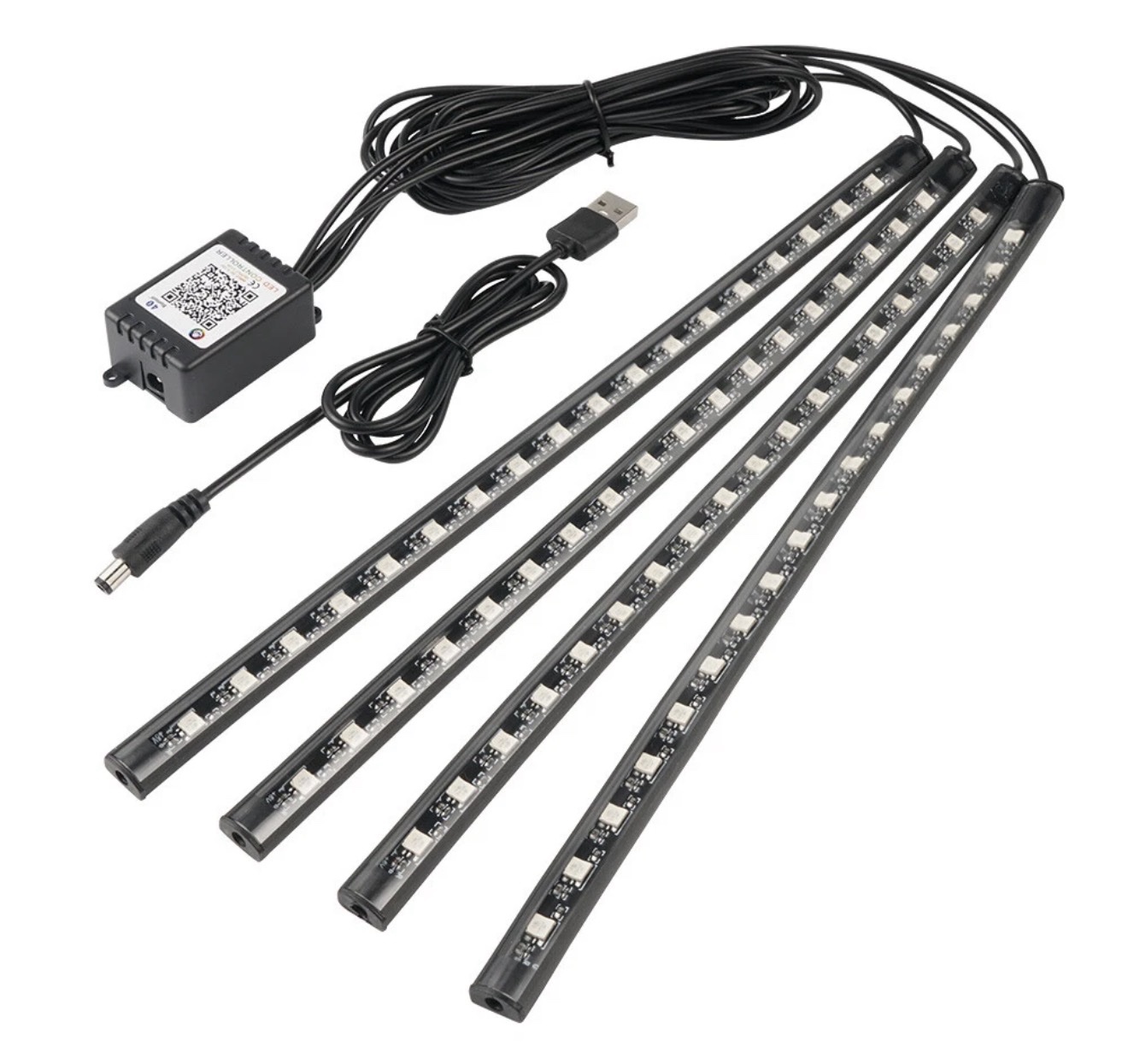 RGB LED Ambientebeleuchtung Auto – App & Musiksteuerung, IP65 wasserdicht – Bild 2